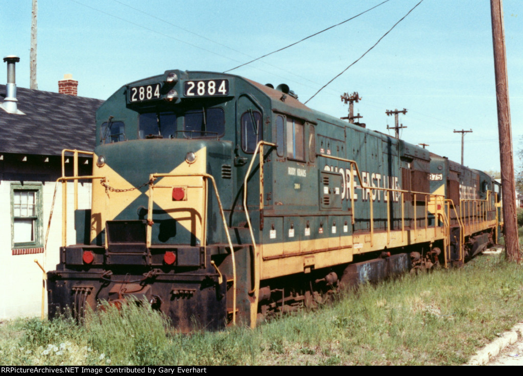 SFLR GE U30B #2884 - Shore Fast Line RR